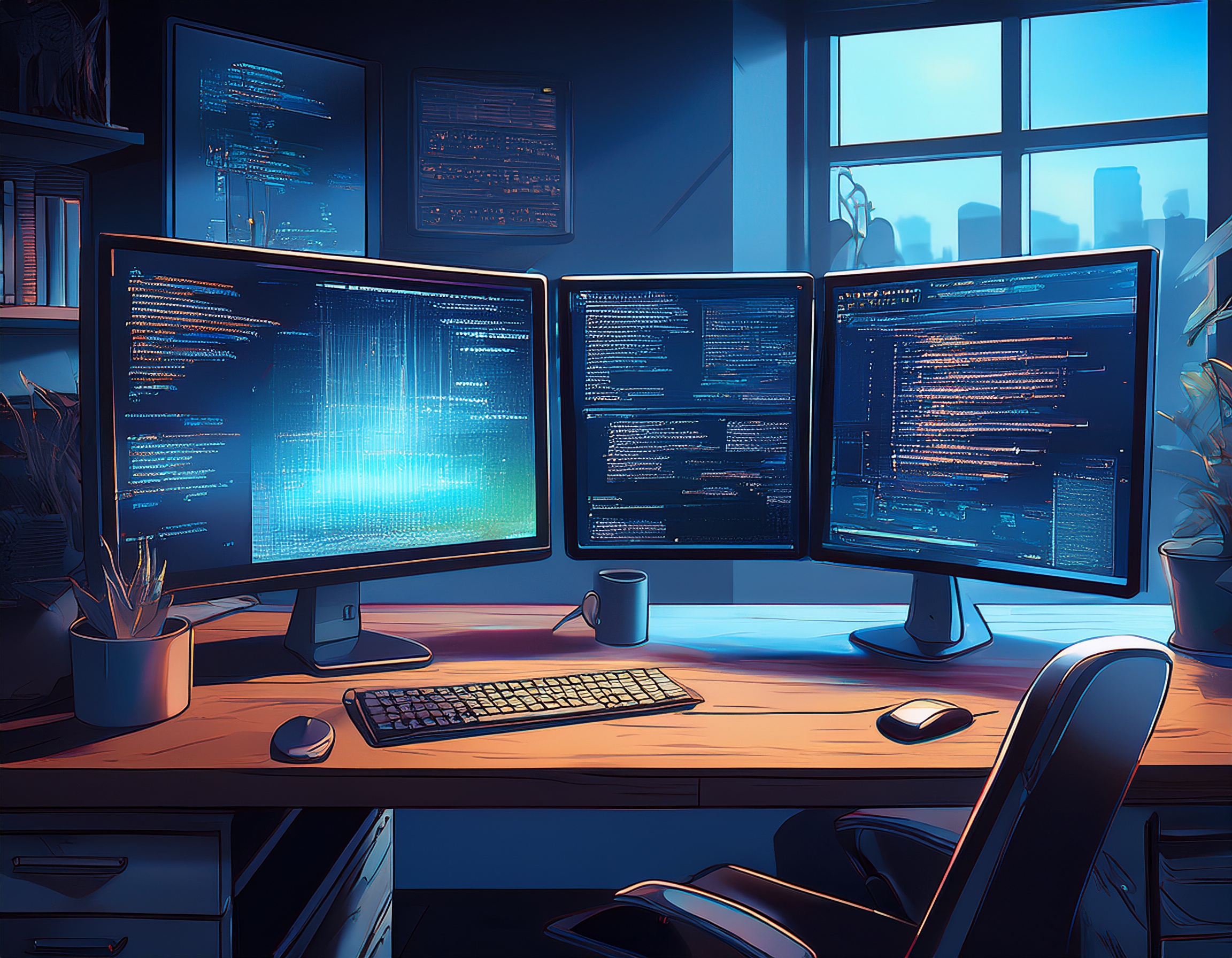 Equipo de desarrollo trabajando en soluciones digitales